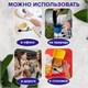 Ложка чайная одноразовая пластиковая 125 мм, черная, КОМПЛЕКТ 100 шт., ЭТАЛОН, WELDAY, 607830 607830