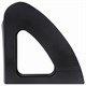 Лoтoк вертикальный для бумаг BRAUBERG "Delta", 240х90х240 мм, черный, 237239 237239