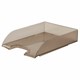 Лoтoк горизонтальный для бумаг BRAUBERG "Office style", 320х245х65 мм, тонированный серый, 237289 237289