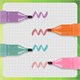 Набор текстовыделителей 4 ПАСТЕЛЬНЫХ ЦВЕТА, АССОРТИ, STAFF College "STICK PASTEL", линия письма 1-4 мм, скошенный наконечник, 152531 152531