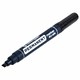 Маркер перманентный CENTROPEN 8516, ЧЕРНЫЙ, скошенный наконечник, 2-5 мм, 5 8516 0112 151105