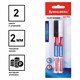 Маркер-краска лаковый EXTRA (paint marker) 2 мм, НАБОР 2 цвета, БЕЛЫЙ/ЧЕРНЫЙ, УСИЛЕННАЯ НИТРО-ОСНОВА, BRAUBERG, 151993 151993