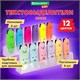 Набор текстовыделителей мини 12 ЦВЕТОВ BRAUBERG KIDS "CUTE CATS", линия 1-5 мм, 152437 152437