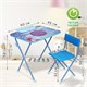 Комплект детской мебели голубой КОСМОС: стол + стул, пенал, BRAUBERG NIKA KIDS, 532634 532634
