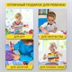 Комплект детской мебели голубой КОСМОС: стол + стул, пенал, BRAUBERG NIKA KIDS, 532634 532634