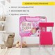 Комплект детской мебели розовый ПРИНЦЕССА: стол + стул, пенал, BRAUBERG NIKA KIDS, 532635 532635