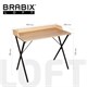 Стол на металлокаркасе BRABIX "LOFT CD-008", 900х500х780 мм, цвет дуб натуральный, 641865 641865