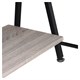 Стол на металлокаркасе BRABIX "LOFT CD-004", 1200х535х1110 мм, 3 полки, цвет дуб антик, 641219 641219