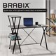 Стол на металлокаркасе BRABIX "LOFT CD-004", 1200х535х1110 мм, 3 полки, цвет дуб антик, 641219 641219