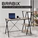 Стол на металлокаркасе BRABIX "LOFT CD-004", 1200х535х1110 мм, 3 полки, цвет дуб натуральный, 641220 641220