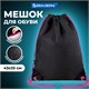 Мешок для обуви BRAUBERG плотный, карман на молнии, подкладка, 43х33 см, НЕОН Pink, 272428 272428