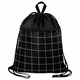 Мешок для обуви BRAUBERG БОЛЬШОЙ, с ручкой, карман на молнии, сетка, 49х41 см, "Checkered", 272404 272404