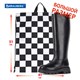 Мешок для обуви BRAUBERG большой удобный с ручкой, 51х41 см, "Black and white", 271595 271595