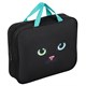 Папка на молнии с ручками А4, мешок для обуви 42х33 см, пенал 20х10 см, "Black cat" НАБОР BRAUBERG, 271434 271434