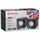 Колонки компьютерные DEFENDER SPK-33, 2.0, 5 Вт, 3,5 мм джек, пластик, черные, 65633 513814