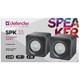 Колонки компьютерные DEFENDER SPK-33, 2.0, 5 Вт, 3,5 мм джек, пластик, черные, 65633 513814