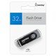 Флеш-диск 32 GB SMARTBUY Twist USB 2.0, черный, SB032GB2TWK 513909