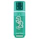 Флеш-диск 32 GB, SMARTBUY Glossy, USB 2.0, зеленый, SB32GBGS-G 512784
