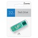 Флеш-диск 32 GB, SMARTBUY Glossy, USB 2.0, зеленый, SB32GBGS-G 512784