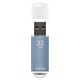 Флеш-диск 32 GB, SMARTBUY V-Cut, USB 2.0, металлический корпус, синий, SB32GBVC-B 512187