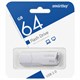 Флеш-диск 64 GB SMARTBUY Clue, USB 2.0, белый, SB64GBCLU-W 513789