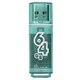 Флеш-диск 64 GB SMARTBUY Glossy USB 2.0, зеленый, SB64GBGS-G 513054