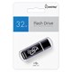 Флеш-диск 64 GB, SMARTBUY Glossy, USB 2.0, черный, SB64GBGS-K 512795