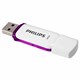 Флеш-диск 64 GB PHILIPS SNOW, разъем USB 2.0, фиолетовый, FM64FD70B/97 514080