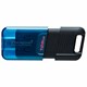 Флеш-диск 128 GB KINGSTON DataTraveler 80 M, разъем Type-C 3.2, черный, DT80M/128GB 514071