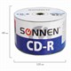 Диски CD-R SONNEN 700 Mb 52x Bulk (термоусадка без шпиля), КОМПЛЕКТ 50 шт., 512571 512571