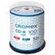 Диски CD-R CROMEX, 700 Mb, 52x, Cake Box (упаковка на шпиле), КОМПЛЕКТ 100 шт., 513778 513778