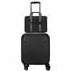 Сумка портфель HEIKKI ULTRA (ХЕЙКИ) с отделением для ноутбука 15,6", Total black, черная, 28х39х3 см, 272609 272609