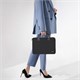 Сумка портфель HEIKKI ULTRA (ХЕЙКИ) с отделением для ноутбука 15,6", Total black, черная, 28х39х3 см, 272609 272609