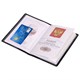 Обложка для паспорта "Passport Map", мягкая экокожа, голубая, STAFF, 238877 238877