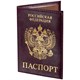 Обложка для паспорта STAFF "Profit", экокожа, "ПАСПОРТ", бордовая, 237192 237192
