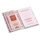 Обложка для паспорта натуральная кожа кайман, "PASSPORT", серебристая, STAFF "Profit", 237206 237206