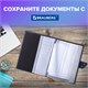Папка-органайзер семейная для 4-х комплектов документов, формат А4, экокожа, синяя, BRAUBERG, 238206 238206