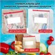 Пакеты для заморозки продуктов, КОМПЛЕКТ 25 шт. (15/1 л, 10/3 л), с замком "слайдер", LAIMA 608915