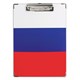 Доска-планшет BRAUBERG "Flag" с прижимом А4 (226х315 мм), российский флаг, картон/ламинированная бумага, 232235 232235