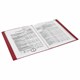 Папка 100 вкладышей BRAUBERG "Office", красная, 0.8 мм, 271334 271334