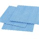 Салфетки универсальные, 34х38 см, КОМПЛЕКТ 10 шт., 50 г/м2, вискоза (с-лейс), синяя волна ЛАЙМА 605499