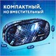 Пенал-косметичка BRAUBERG овальный, полиэстер, "Lines", 22х9х5 см, 229273 229273