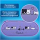 Пенал-футляр BRAUBERG, 1 отделение, органайзер, полиэстер, 22x9х5 см, "Meow", 272312 272312