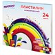Пластилин классический ЮНЛАНДИЯ "ЮНЫЙ ВОЛШЕБНИК", 24 цвета, 480 г, СО СТЕКОМ, 106511 106511