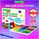 Пластилин мягкий восковой BRAUBERG KIDS, 24 цвета, 360 г, со стеком, 106498 106498