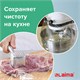 Пленка пищевая ПЭ 450 мм х 200 м, гарантированная длина, 6 мкм, вес 0,49 кг +- 5%, LAIMA, 605040 605040