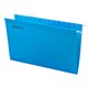 Подвесные папки А4/Foolscap (404х240 мм) до 80 л., КОМПЛЕКТ 10 шт., синие, картон, STAFF, 270933 270933