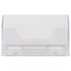 Подставка для визиток настольная BRAUBERG "CONTRACT", на 50 визиток, 100х40х65 мм, прозрачная, 232287 232287