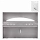 Диспенсер для покрытий на унитаз LAIMA PROFESSIONAL INOX, (V1) 1/2, нержавеющая сталь, матовый, 605702 605702