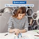 Готовальня BRAUBERG ULTRA, 4 предмета: циркуль 135 мм, запасной грифель, насадка, аквамариновый цвет, 210822 210822